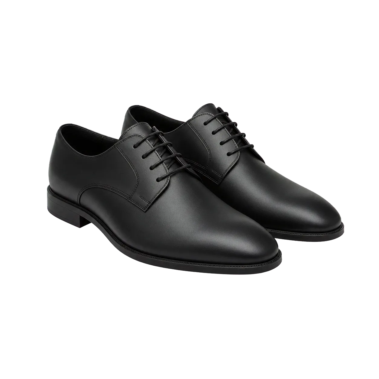 Zapatos negros de cuero