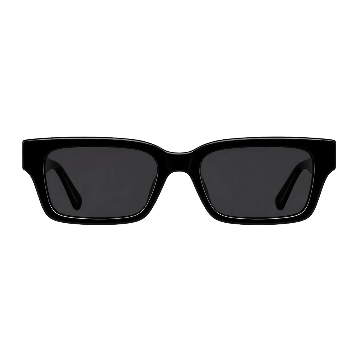 Lentes negros rectangulares