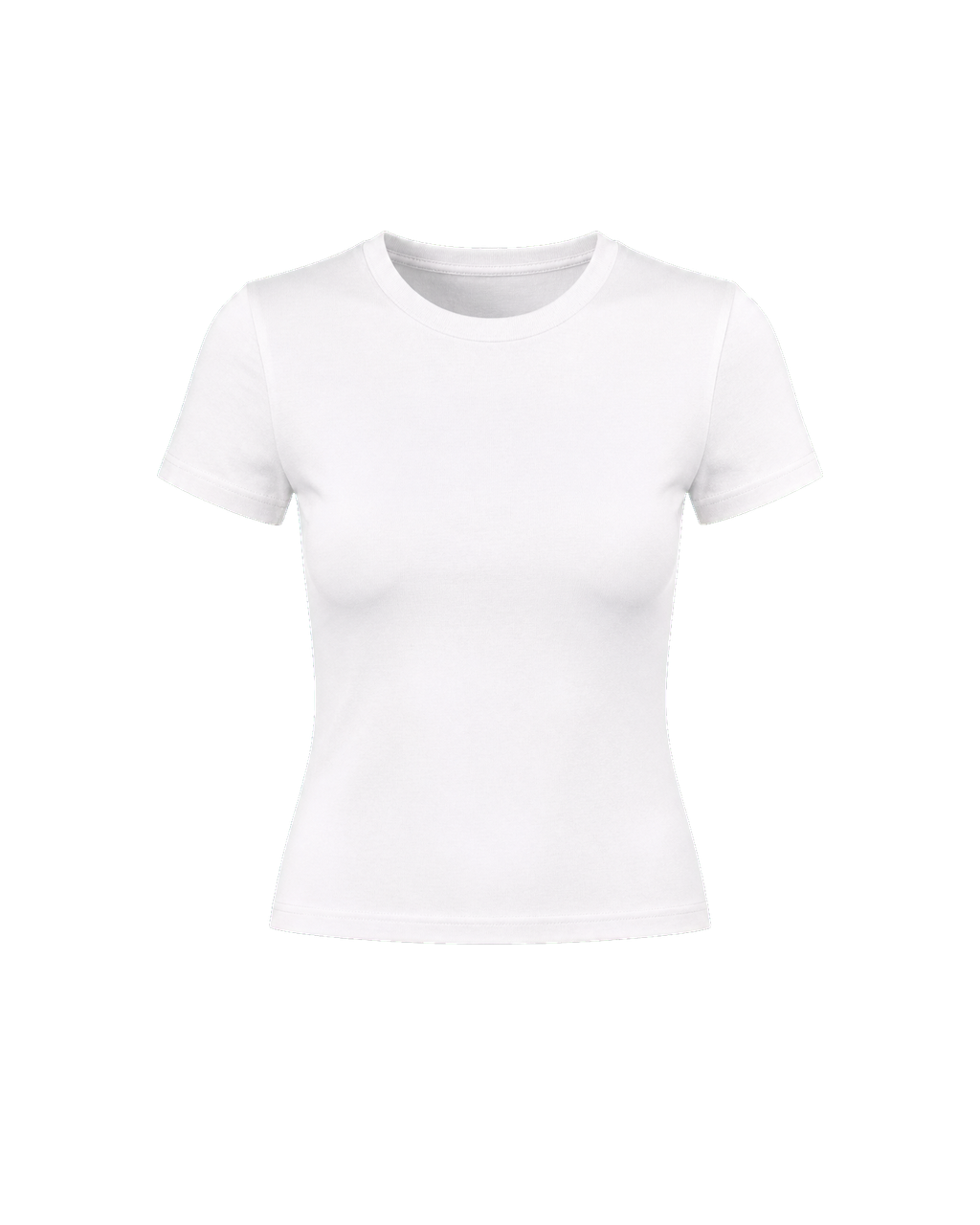 White Baby Tee
