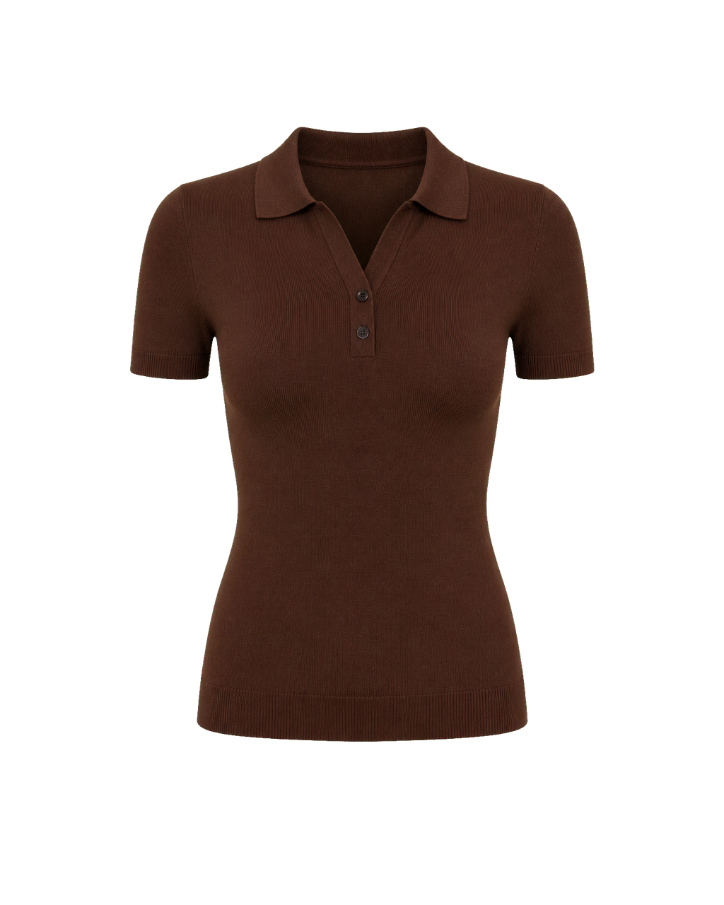 Chocolate Knit Polo