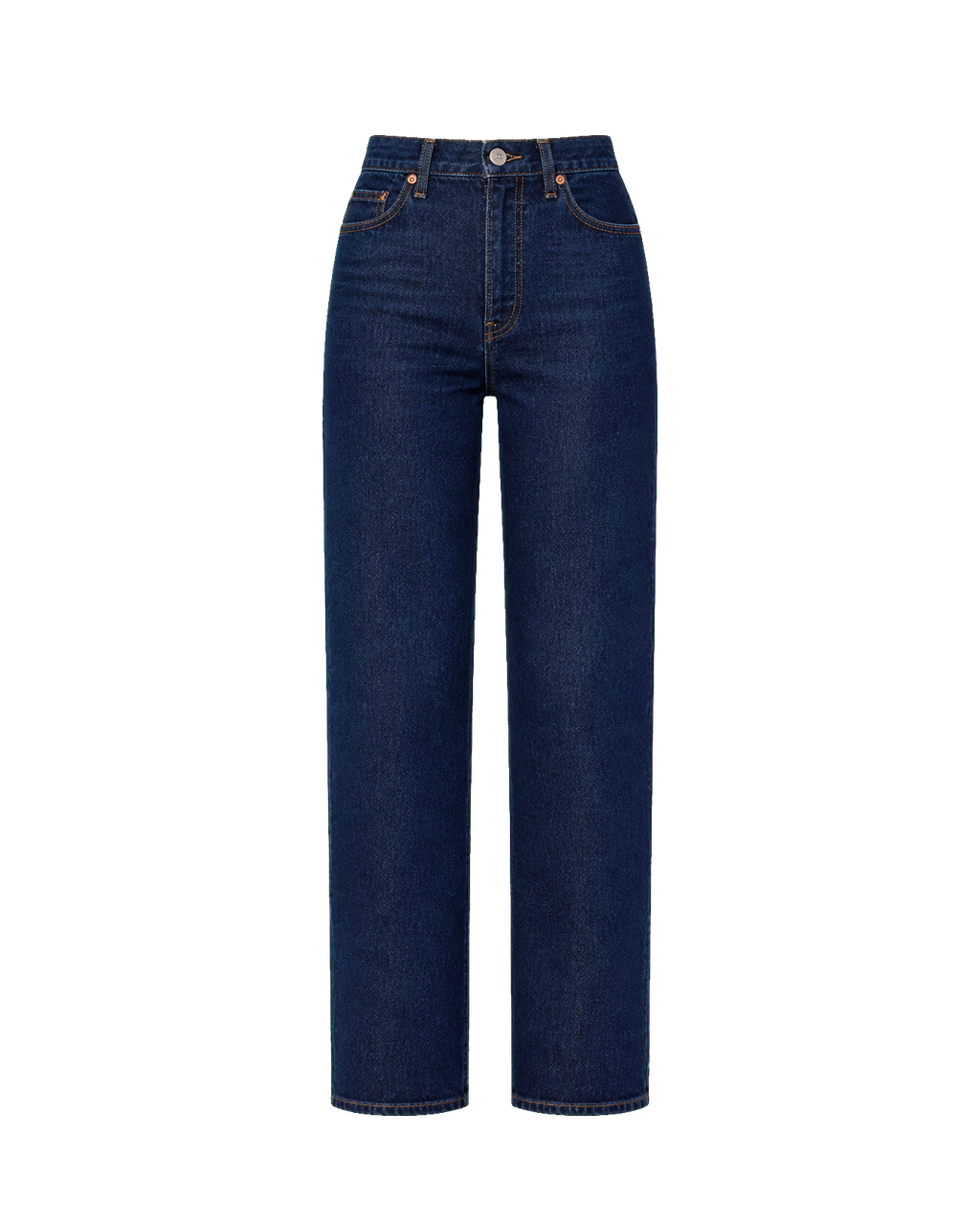 Dark Indigo Straight Jeans