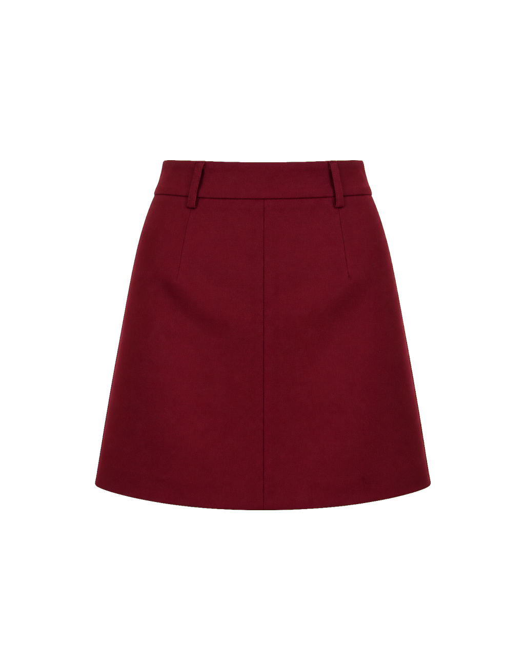 Burgundy Mini Skirt