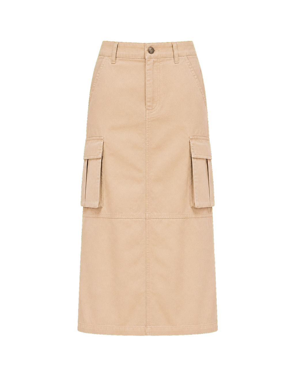 Stone Cargo Maxi Skirt