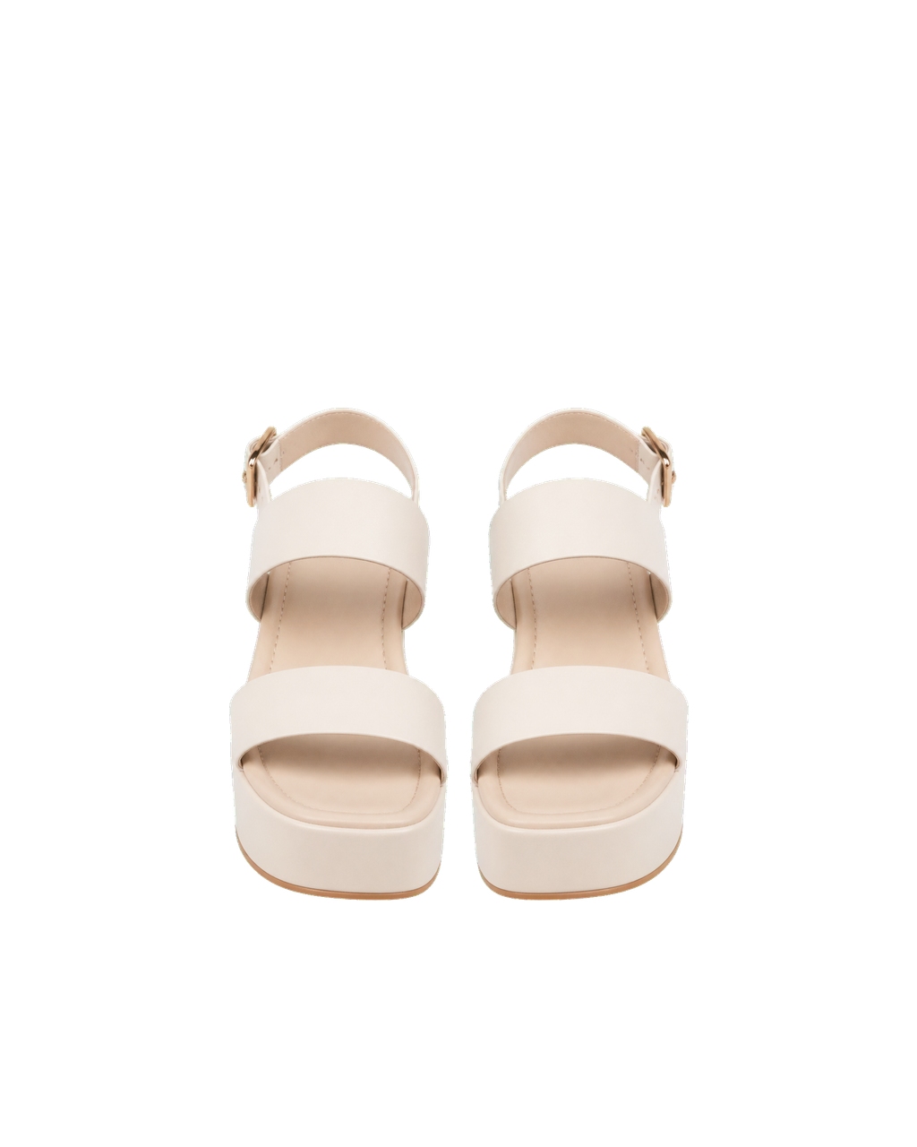 Cream Platform Sandals