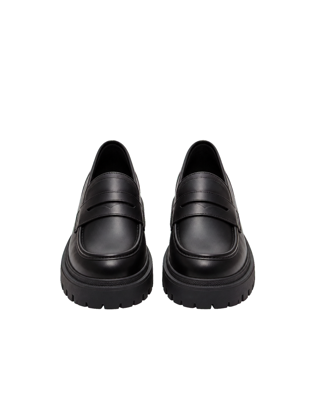 Black Chunky Loafers
