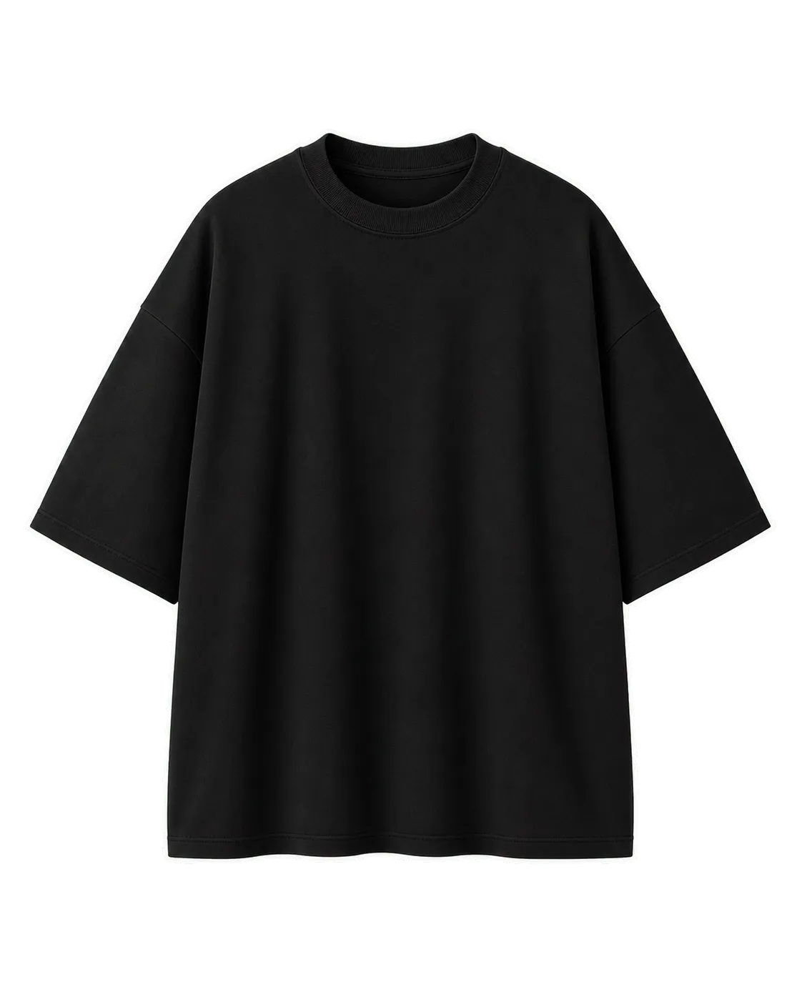 Camiseta negra oversize